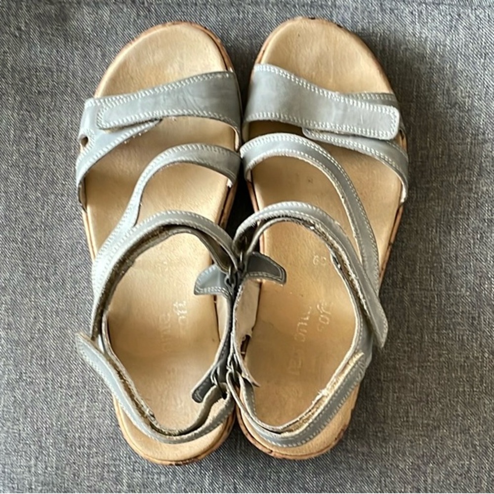 Remonte Gray Sandals Multi-Strap Comfort